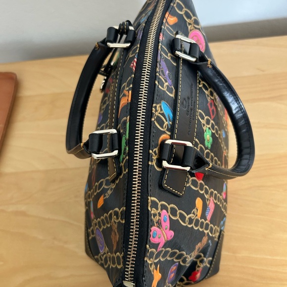 Dooney & Bourke Rare Black Charm Bracelet Bag Limited Edition Release Y2K - Picture 5 of 16